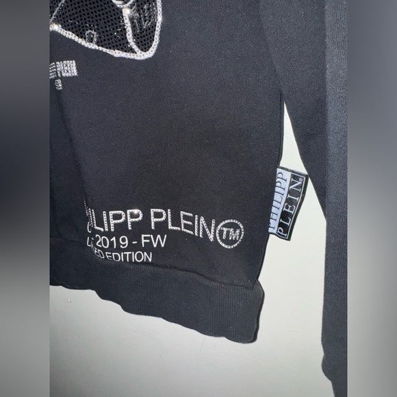 Phillipp Plein Teddy Bear Fashion Week Limited Edition Bejeweled Hoodie - Picture 2 of 6